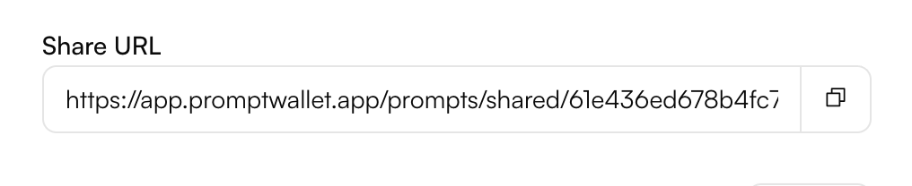 Public prompt sharing