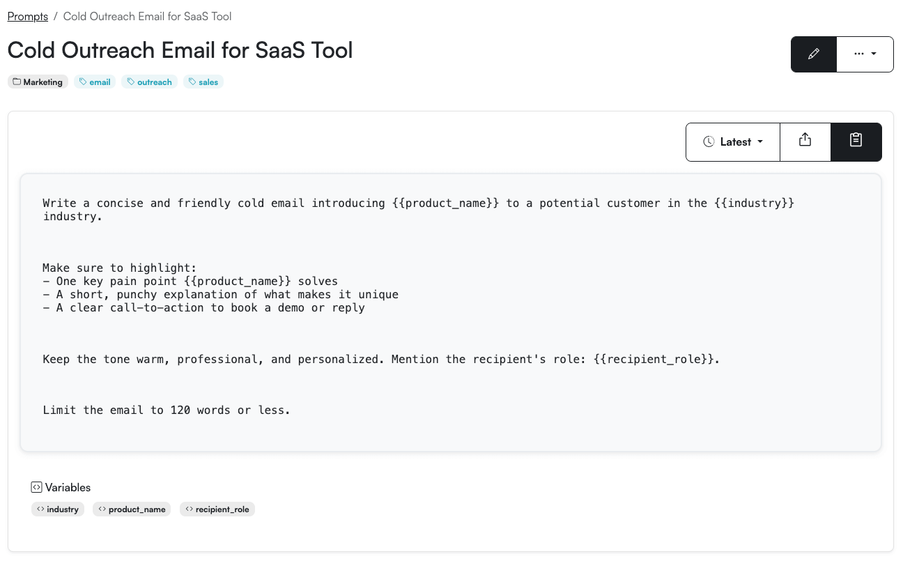 Product screenshot